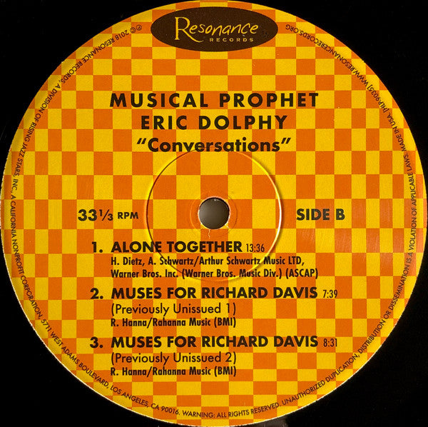 Eric Dolphy - Musical Prophet (The Expanded 1963 New York Studio Sessions)