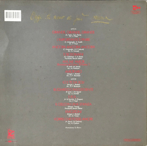 Mina - Oggi Ti Amo Di Più