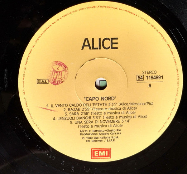 Alice - Capo Nord