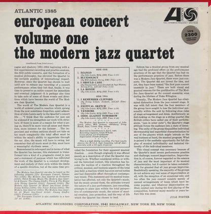 The Modern Jazz Quartet - European Concert : Volume One
