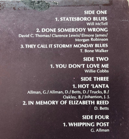 The Allman Brothers Band - The Allman Brothers Band At Fillmore East