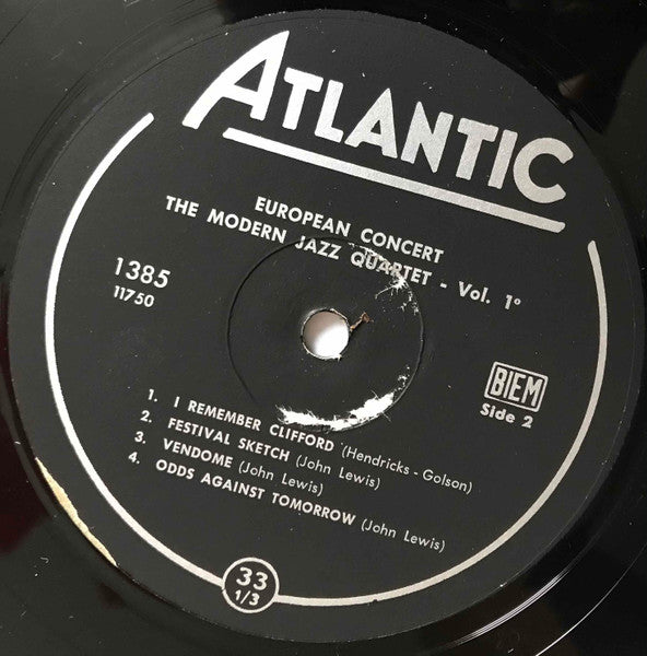 The Modern Jazz Quartet - European Concert : Volume One