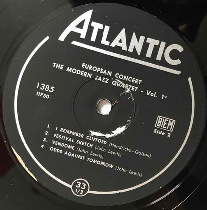 The Modern Jazz Quartet - European Concert : Volume One