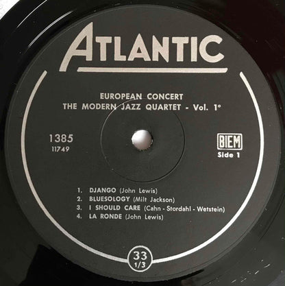 The Modern Jazz Quartet - European Concert : Volume One