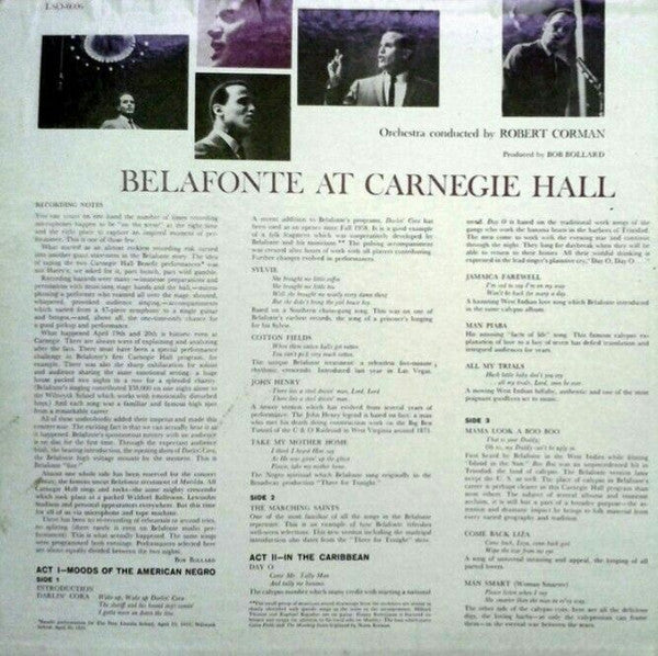 Harry Belafonte - Belafonte At Carnegie Hall: The Complete Concert