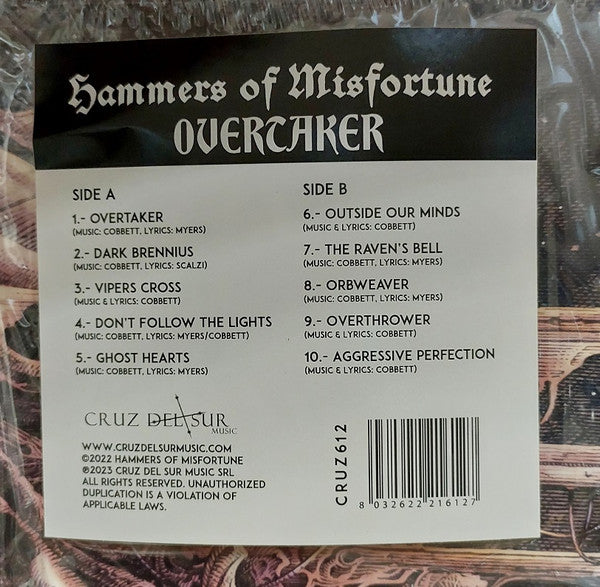 Hammers Of Misfortune - Overtaker