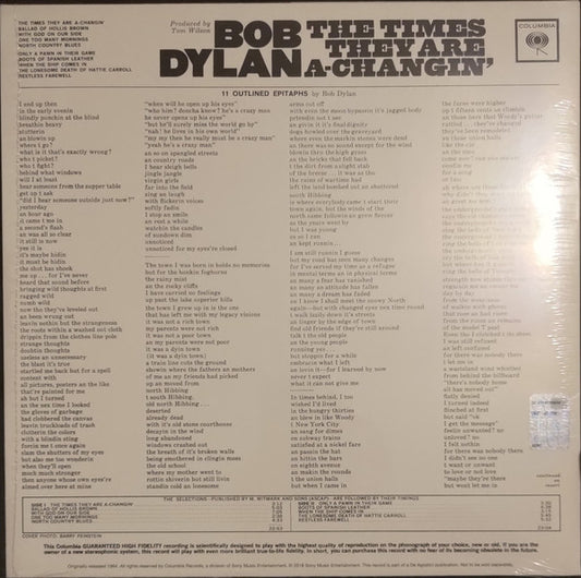 Bob Dylan - The Times They Are A-Changin'