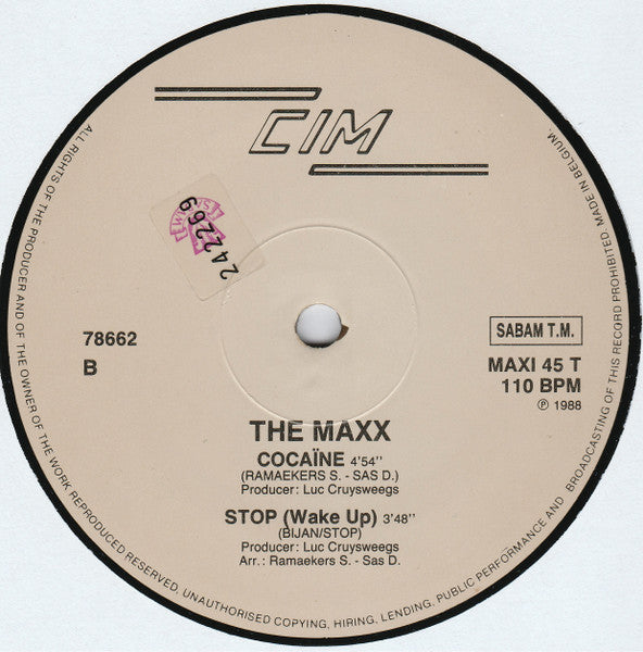 The Maxx - Cocaine