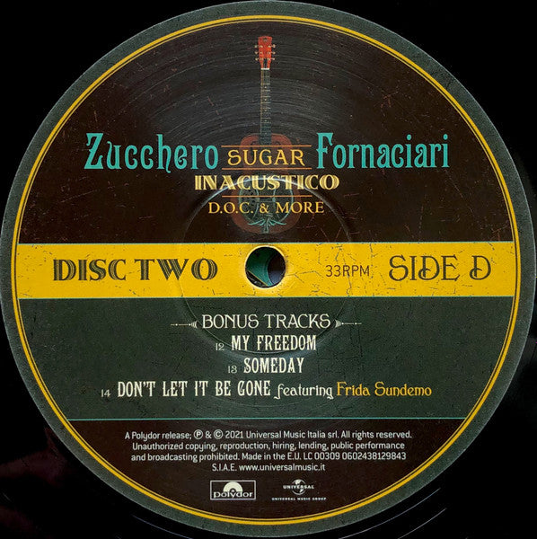 Zucchero - Inacustico - D.O.C. & More