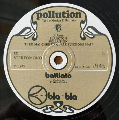 Franco Battiato - Pollution
