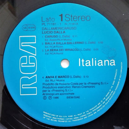 Lucio Dalla - Dallamericaruso