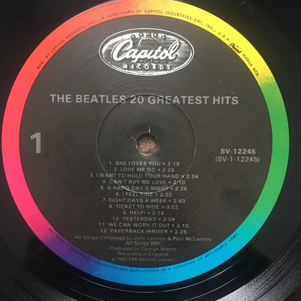 The Beatles - 20 Greatest Hits