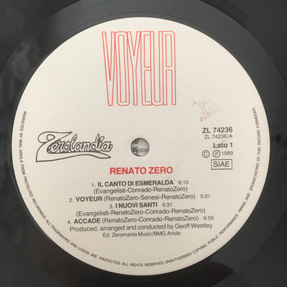 Renato Zero - Voyeur