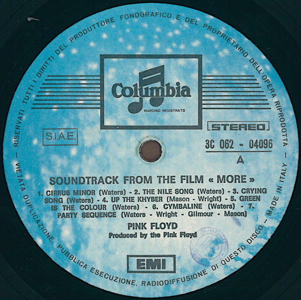 Pink Floyd - Soundtrack From The Film "More"