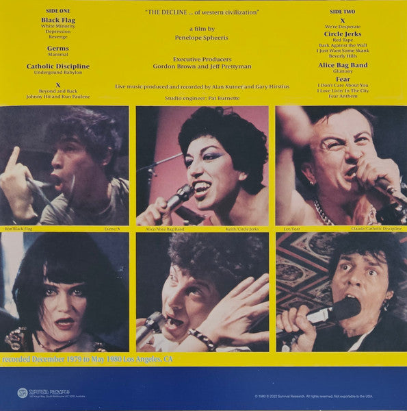 Various - The Decline Of Western Civilization