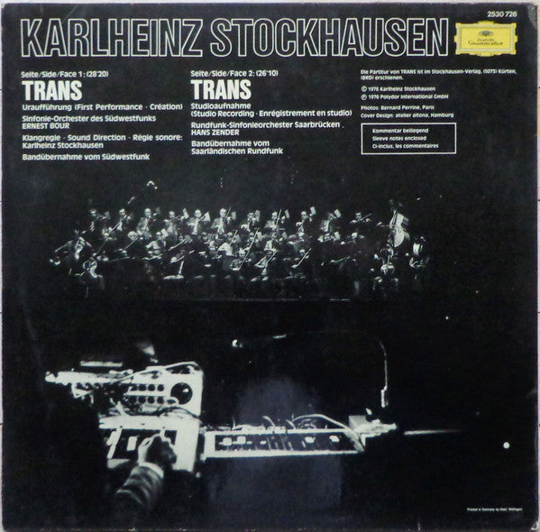 Karlheinz Stockhausen - Trans