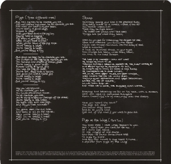 Pink Floyd - Animals (nuovo)