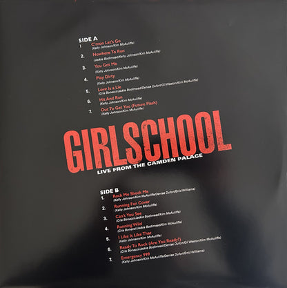 Girlschool - Live From The Camden Palace (nuovo)