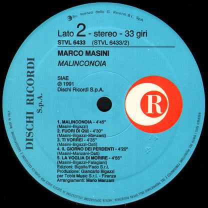 Marco Masini - Malinconoia