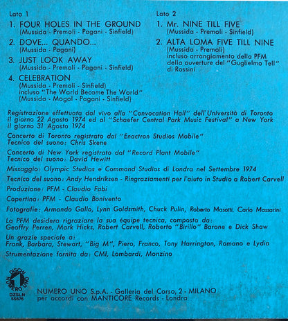 Premiata Forneria Marconi - Live In U.S.A.