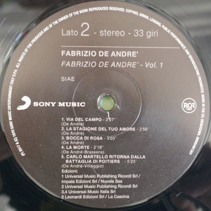 Fabrizio De André - Fabrizio De André Vol.1 (nuovo)