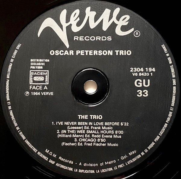 The Oscar Peterson Trio - The Trio : Live From Chicago