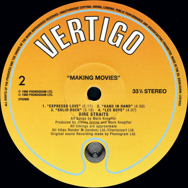Dire Straits - Making Movies (nuovo)