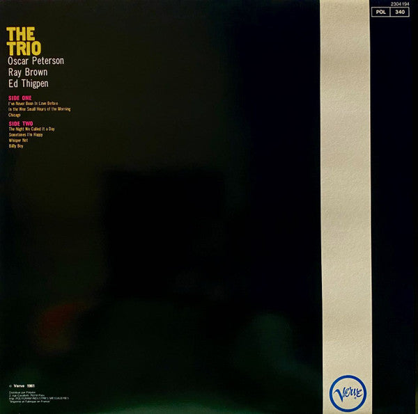 The Oscar Peterson Trio - The Trio : Live From Chicago