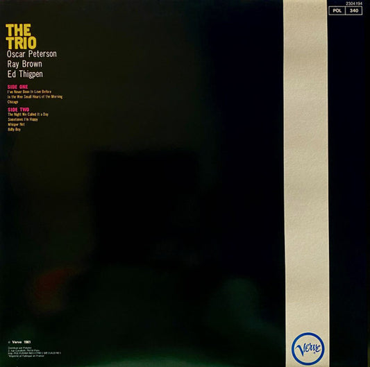 The Oscar Peterson Trio - The Trio : Live From Chicago
