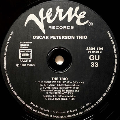 The Oscar Peterson Trio - The Trio : Live From Chicago