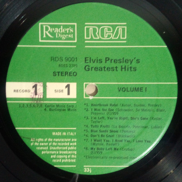 Elvis Presley - Elvis Presley's Greatest Hits (box)