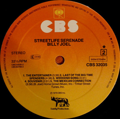 Billy Joel - Streetlife Serenade