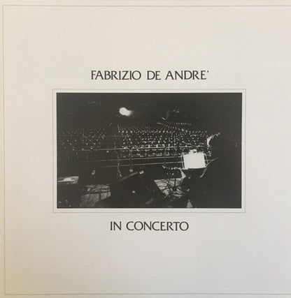 Fabrizio De André - Fabrizio De André In Concerto (Arrangiamenti PFM) (nuovo)