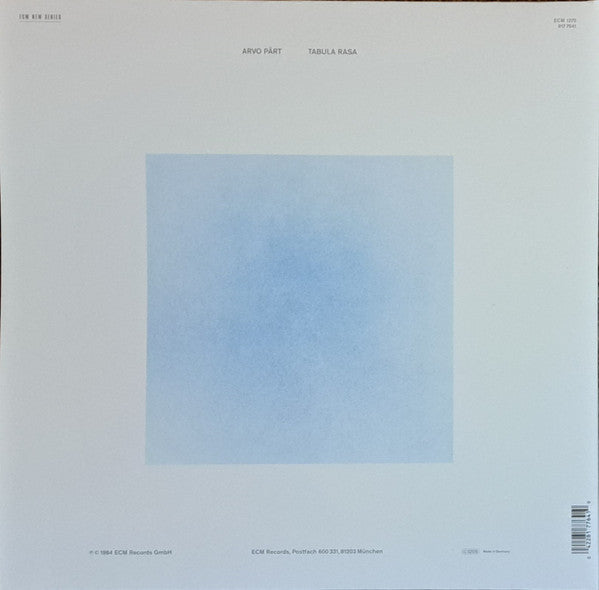 Arvo Pärt - Tabula Rasa (nuovo)