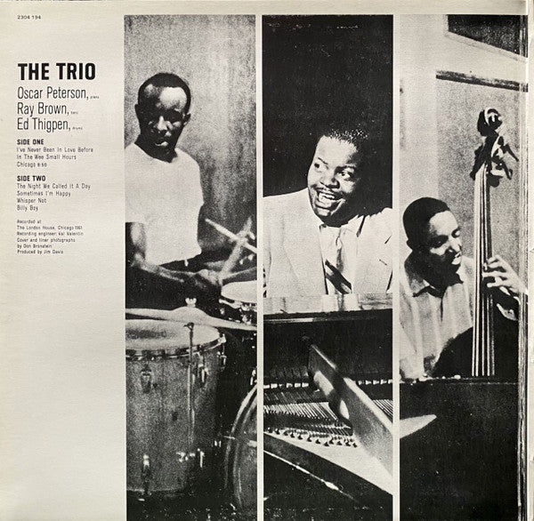 The Oscar Peterson Trio - The Trio : Live From Chicago