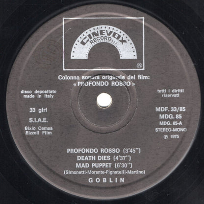 Goblin - Profondo Rosso (Colonna Sonora Originale Del Film)