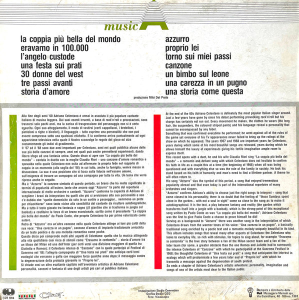Adriano Celentano - Azzurro