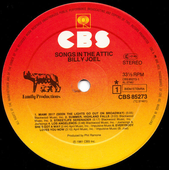 Billy Joel - Songs In The Attic