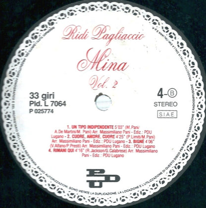Mina - Ridi Pagliaccio