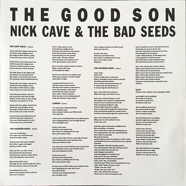 Nick Cave & The Bad Seeds - The Good Son (nuovo)