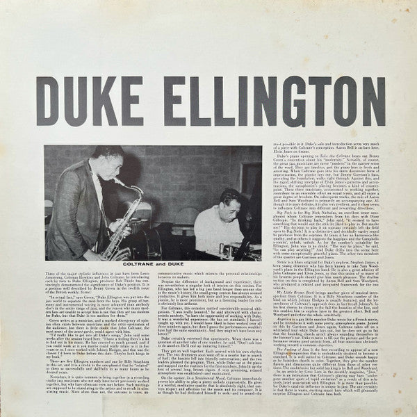 Duke Ellington - Duke Ellington & John Coltrane