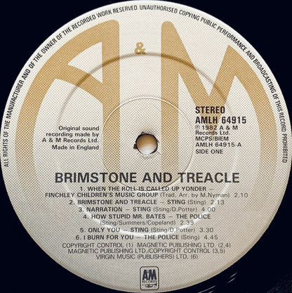 Various - Brimstone & Treacle (Original Soundtrack)