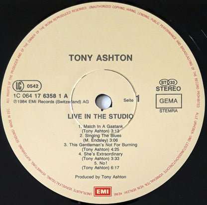 Tony Ashton - Live In The Studio