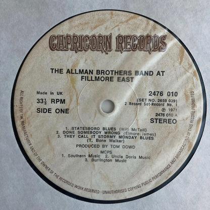 The Allman Brothers Band - The Allman Brothers Band At Fillmore East