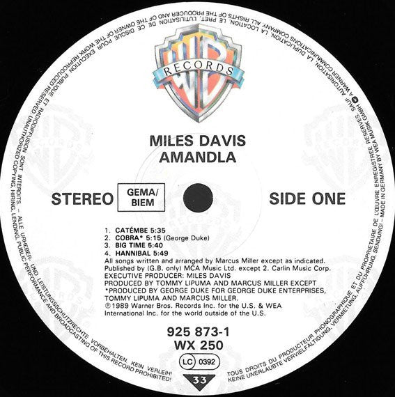 Miles Davis - Amandla