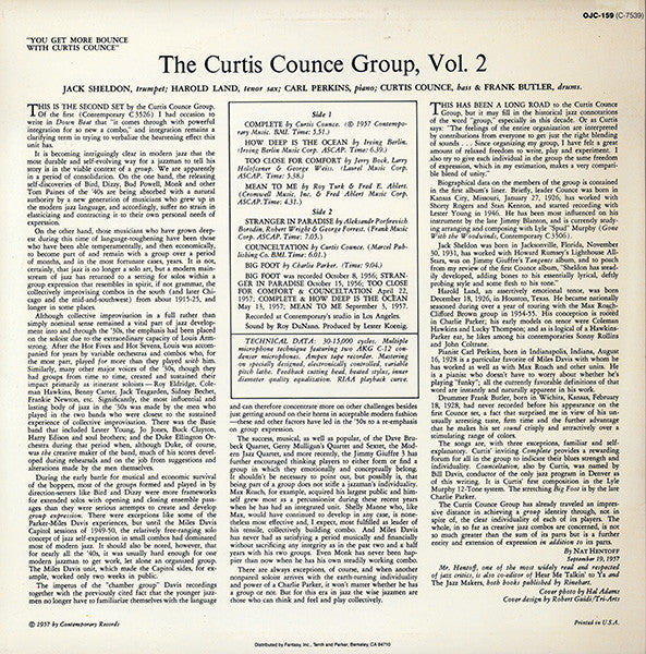 The Curtis Counce Group - You Get More Bounce With Curtis Counce!
