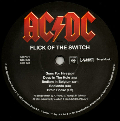 AC/DC - Flick Of The Switch