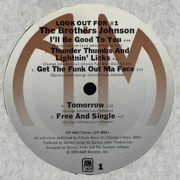 Brothers Johnson - Look Out For #1