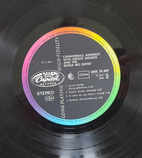 Cannonball Adderley - Cannonball Adderley And The Bossa Rio Sextet With Sergio Mendes