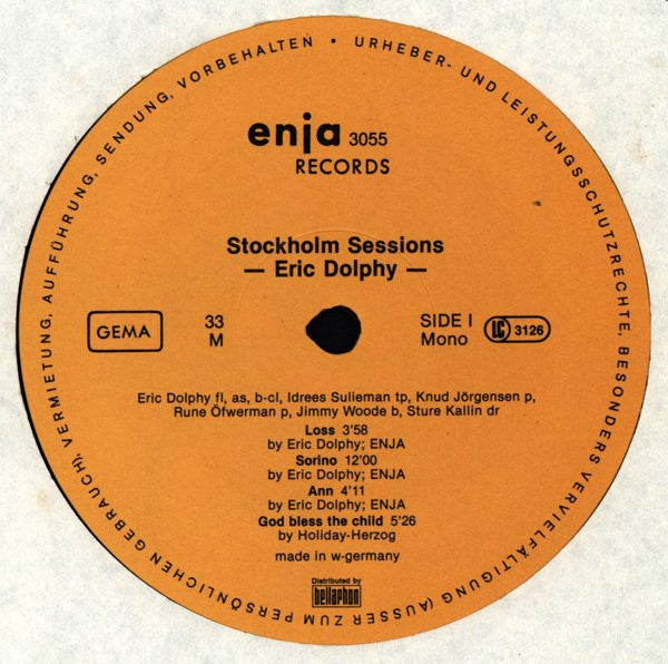 Eric Dolphy - Stockholm Sessions